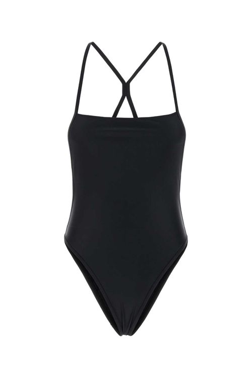 Black Stretch Nylon Swimsuit