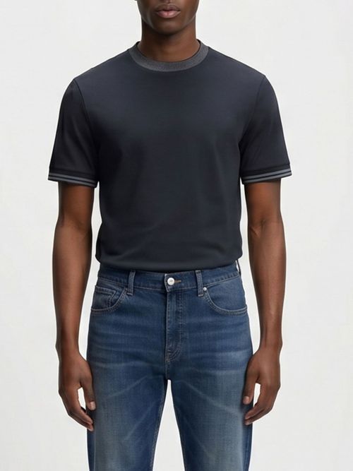 Polo Shirt Men color Blue