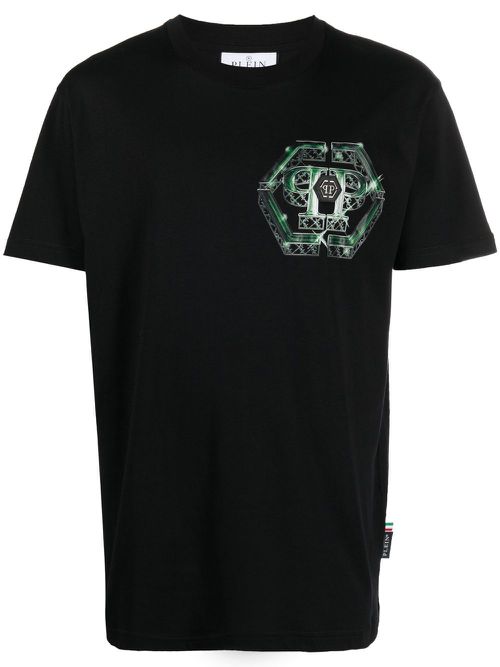 Logo print T-shirt - Black