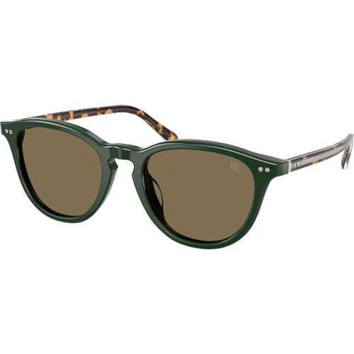 Ralph Lauren Uomo Ralph Lauren RL8241U 614073 Occhiali da sole Acetato Verde Marrone Pantos Normale