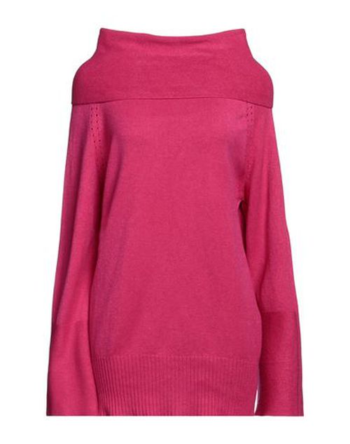 Woman Turtleneck Magenta Size 1 Viscose, Polyester, Polyamide