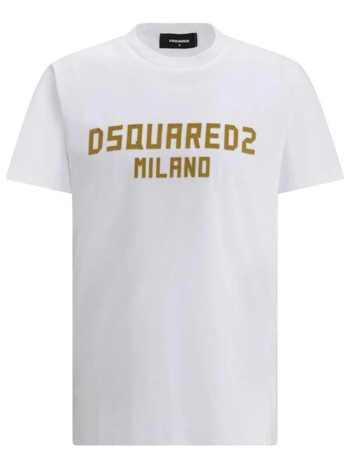 Dsquared2 Milano Logo Cool Fit White T-Shirt - White
