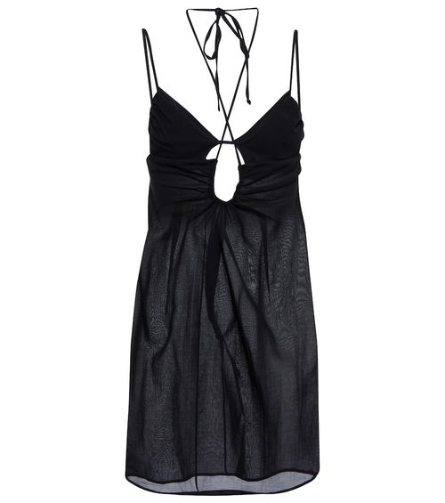 Exclusive to Mytheresa - Cutout halterneck minidress