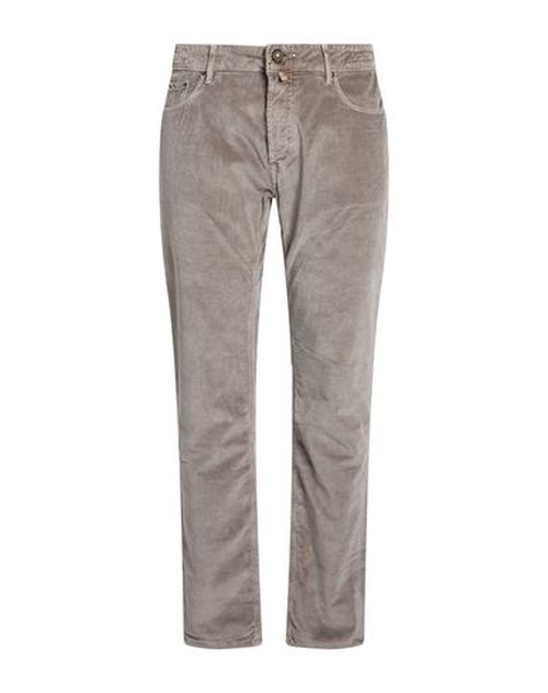 Man Pants Taupe Size 36 Cotton, Modal, Elastane