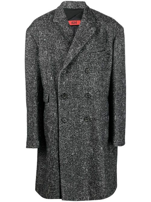 Black Orchid double-breasted coat