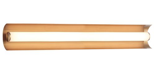 Aged Gold Brass LED Wall Sconce from the Norvan Collection
