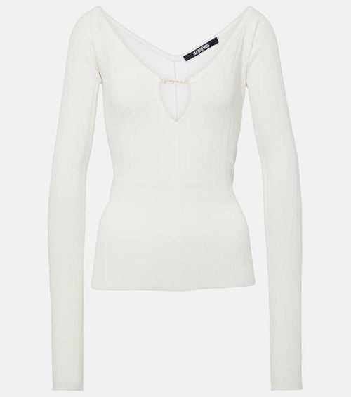 Le Haut Pralù scalloped ribbed-knit top