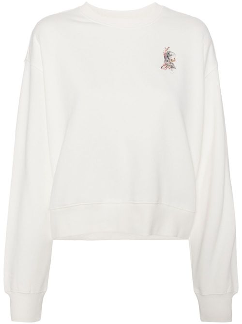 Embroidered sweatshirt - Neutrals