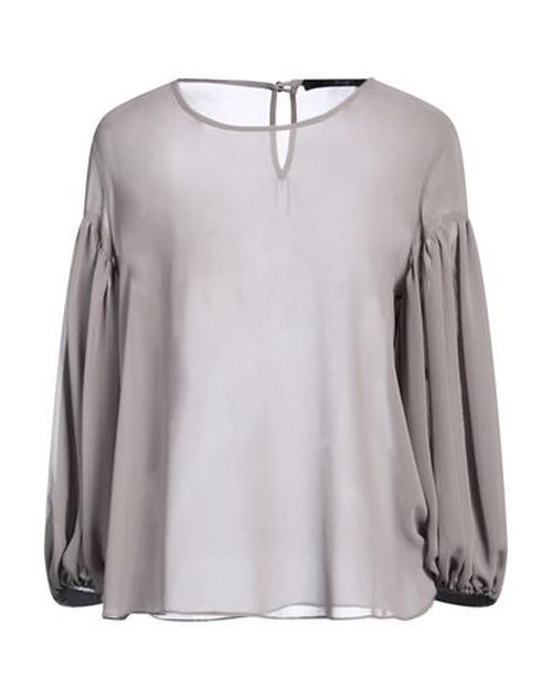 Annarita N Woman Top Khaki Size M Polyester