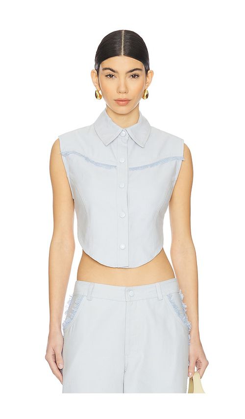Rangel Antonella Top in Baby Blue. -  S also in