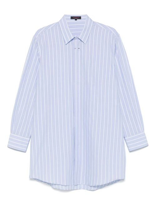 Pinstriped shirtdress - Blue