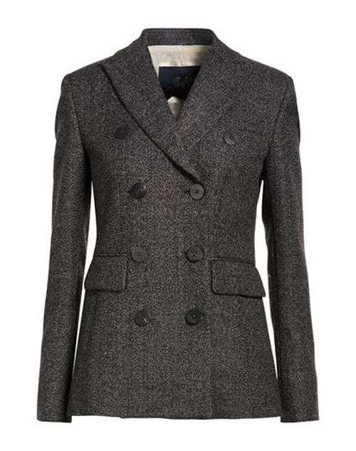 Woman Blazer Black Size 4 Virgin Wool