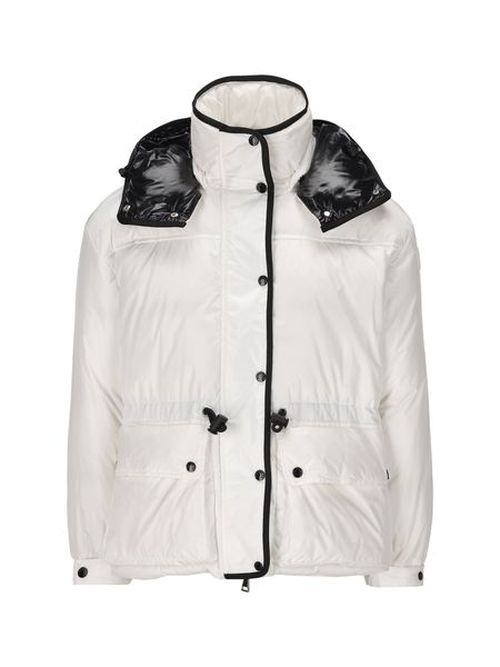 Moncler Buttoned Long-Sleeved Down Jacket