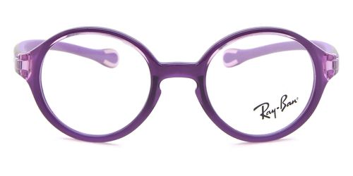 Ray-Ban Kids RY9075V 3880 Kids' Eyeglasses Purple Size 35 - Blue Light Block Available