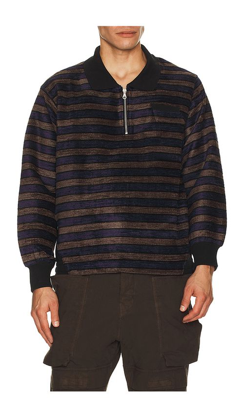 Le PÃ¨re Le PÃ©re Teddy Polo Jumper in Blue,Brown. S. Also in