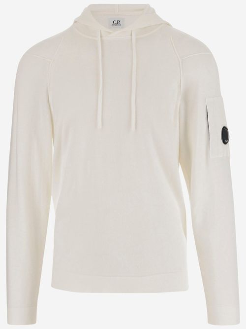 C. P. Company Sea Island Cotton Sweatshirt With Logo