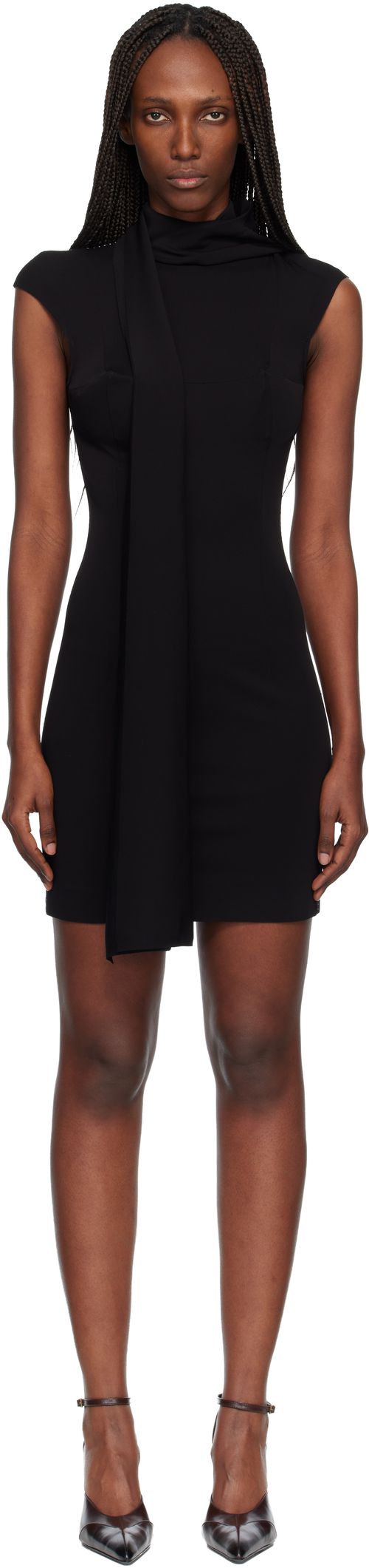 Black 'The Short Conical' Minidress