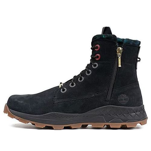 Brooklyn Side Zip Boots 'Black Nubuck'