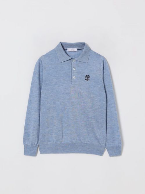 Polo Shirt Kids color Sky