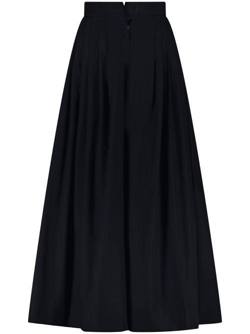 High-rise palazzo trousers - Black