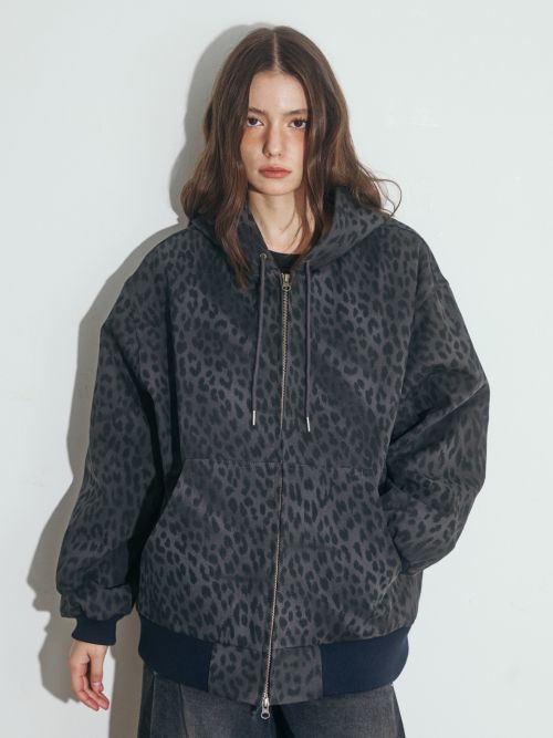 Leopard print hoodie