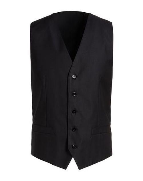 Man Tailored Vest Midnight blue Size 38 Virgin Wool, Elastane