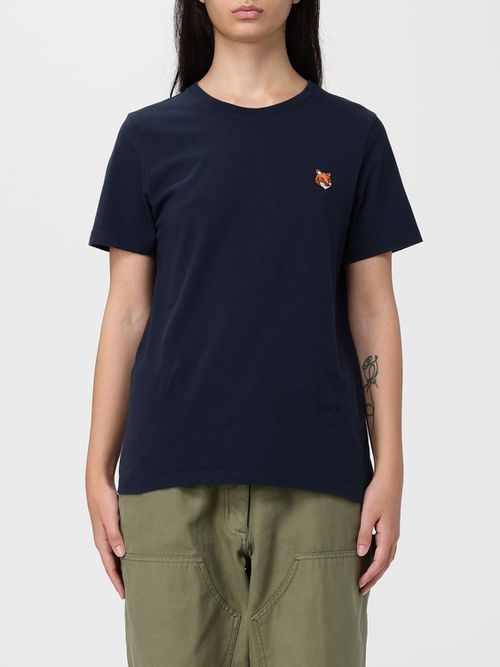 T-Shirt MAISON KITSUNÉ Woman color Blue