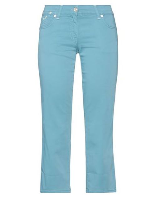 Jacob Cohёn Woman Pants Pastel blue Size 24 Cotton, Elastane
