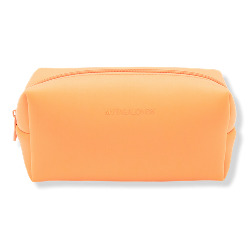 Cosmetic Case with Brush Pouch - Orange
