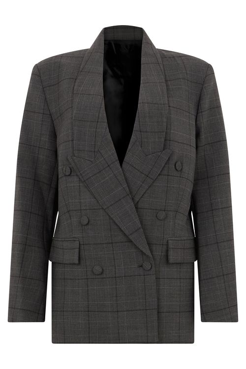 Double-Breasted Virgin Wool Blazer