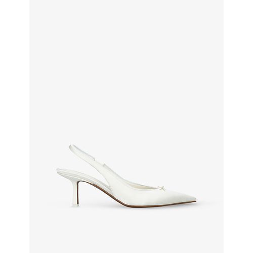 Womens Moriah Silk-Satin Slingbacks