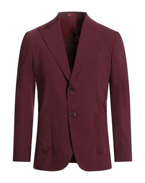 Man Blazer Burgundy Size 40 Virgin Wool, Elastane