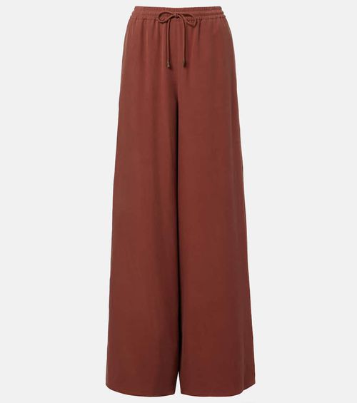 Cotton wide-leg pants