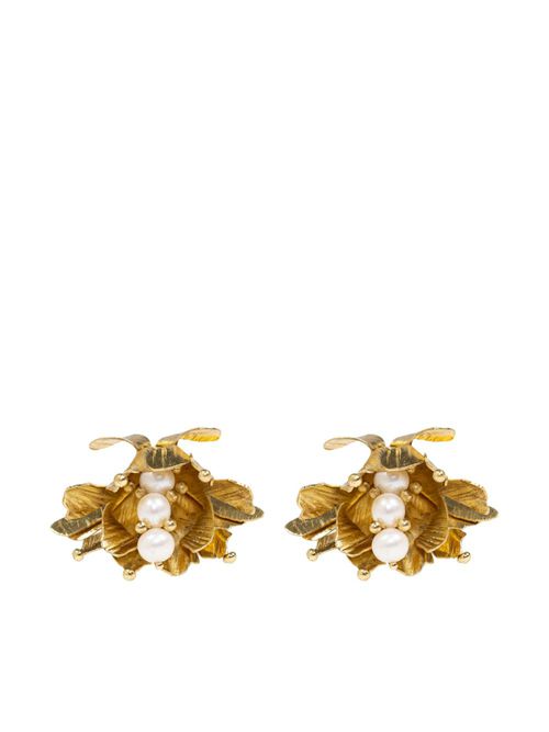 Asha stud earrings - Gold