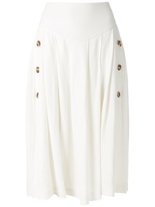 Zuzu midi skirt - White
