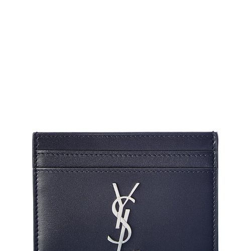 Saint Laurent | Monogram Leather Card Case | Realry