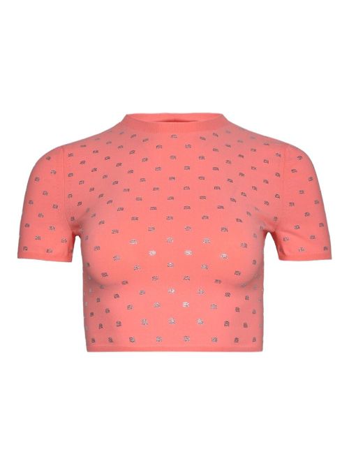 Logo-embellished T-shirt - Pink