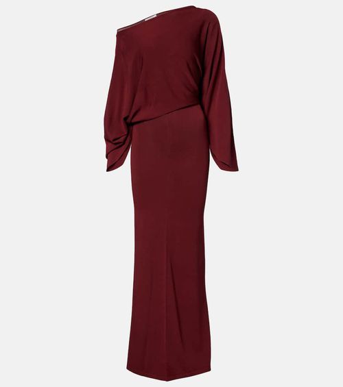 One-shoulder maxi dress