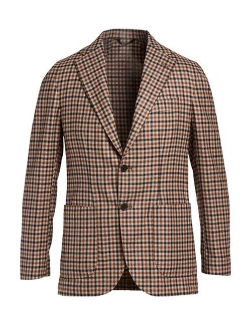 Man Blazer Camel Size 40 Wool