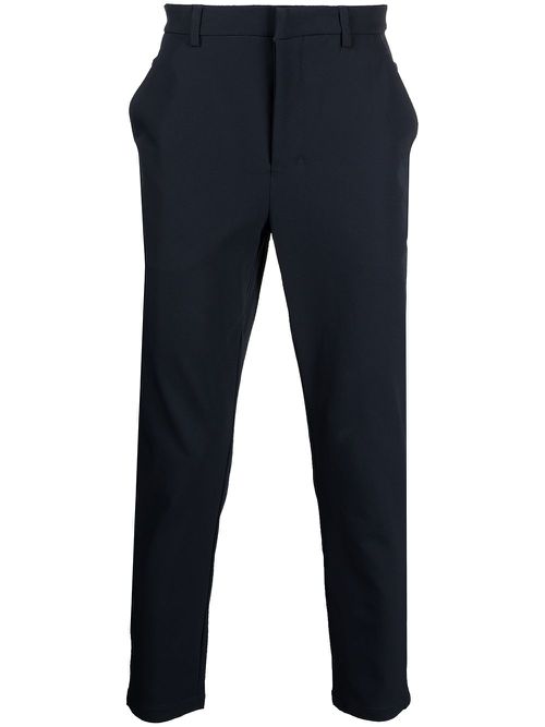 Mid-rise tapered trousers - Blue