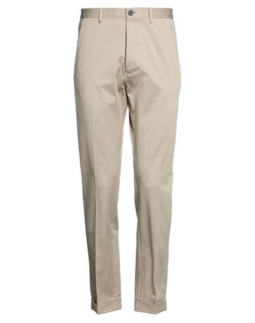 Man Pants Beige Size 30 Cotton, Elastane