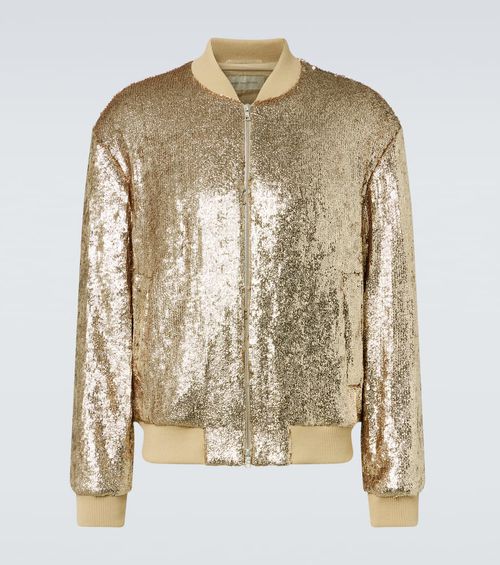 Dries Van Noten Sequined bomber jacket