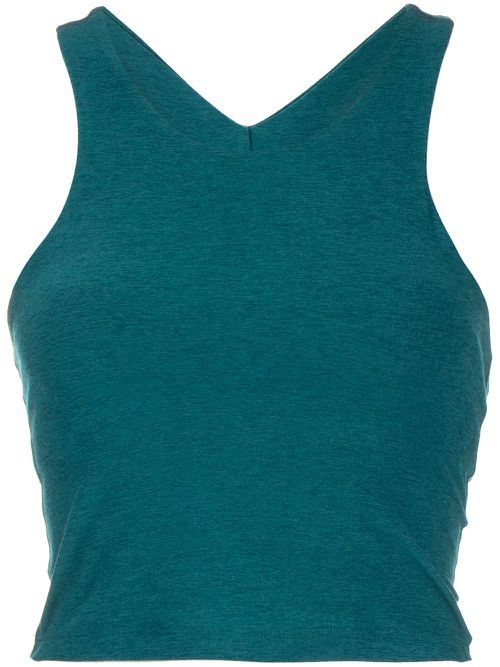 Focus cropped tank top - Green