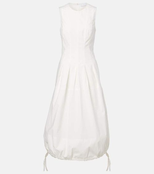 Marley cotton poplin midi dress