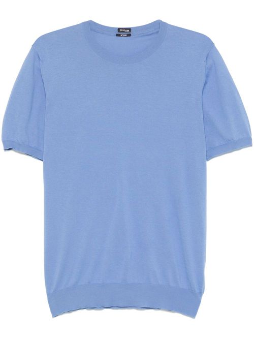 Knitted T-shirt - Blue