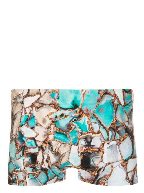 Tijuca graphic-print swimming trunks - Blue