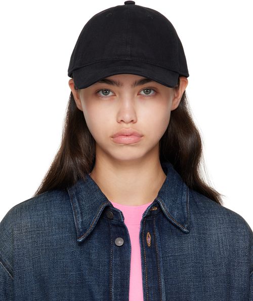 Black Twill Logo Cap