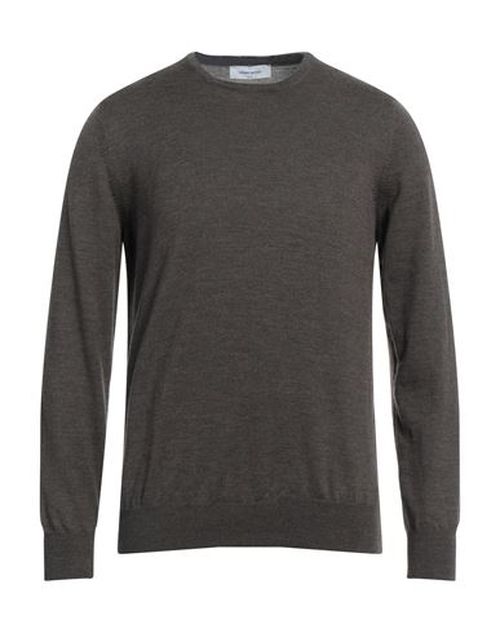 Man Sweater Brown Size 36 Virgin Wool