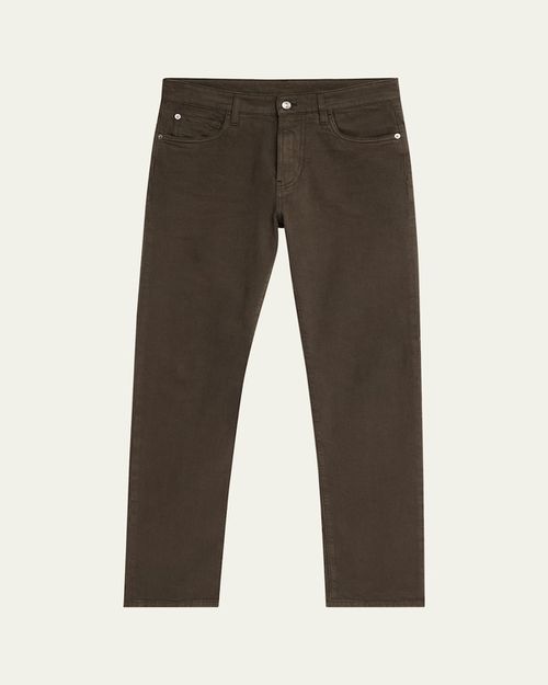 로로피아나 남성 Men's Quarona Denim Five-Pocket Pants BG_4961121_100340_MH0VM SMOKED WOOD