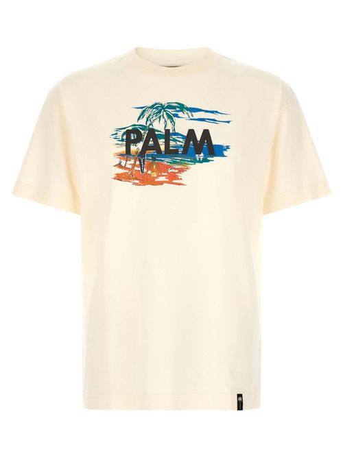 Graphic Print T-Shirt — cream